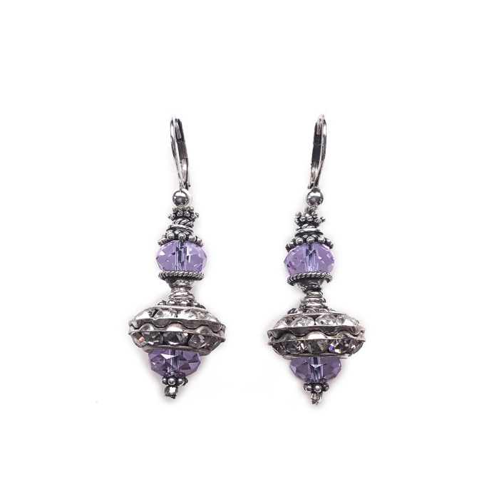 Veilchen Ohrringe Viola odorata | ORV1